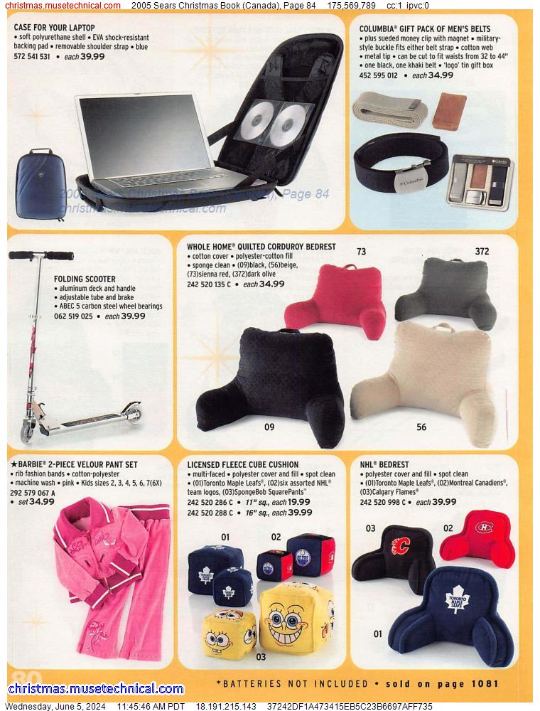 2005 Sears Christmas Book (Canada), Page 84