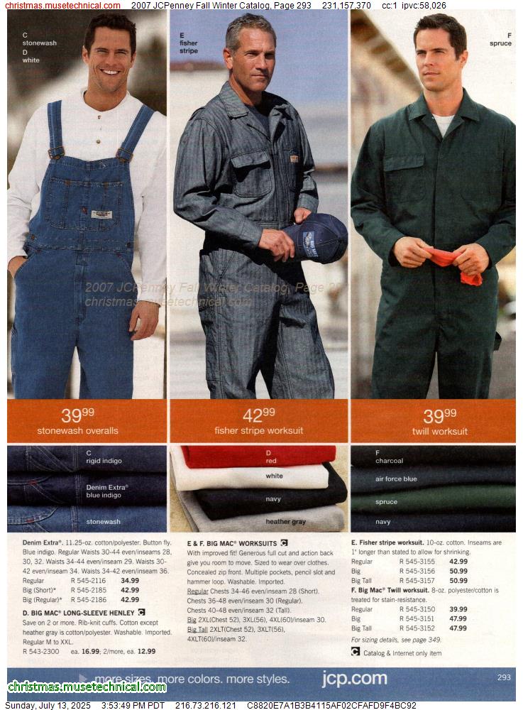 2007 JCPenney Fall Winter Catalog, Page 293