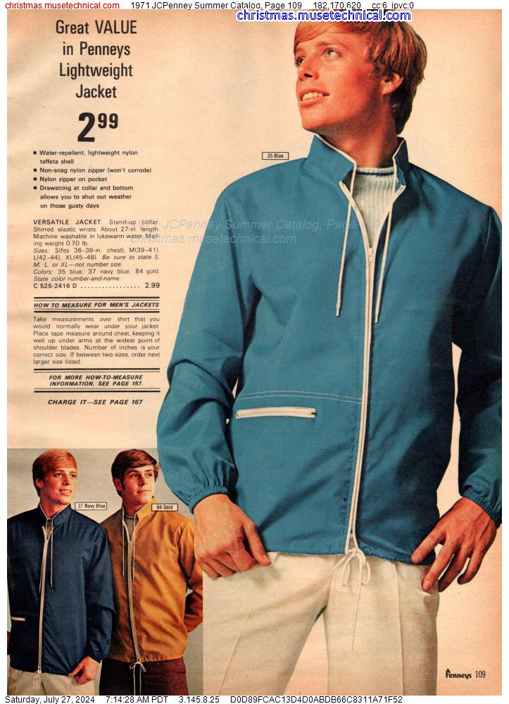 1971 JCPenney Summer Catalog, Page 109
