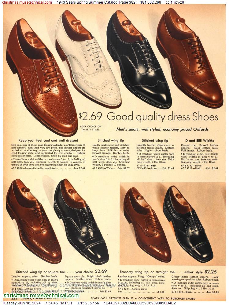 1943 Sears Spring Summer Catalog, Page 382