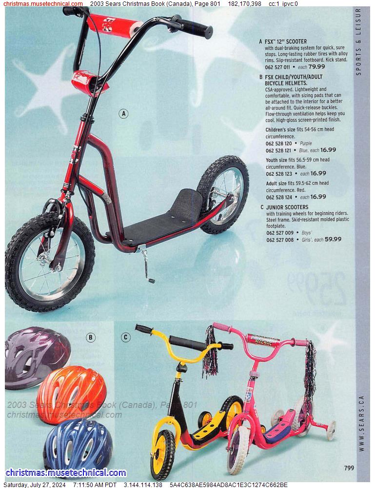 2003 Sears Christmas Book (Canada), Page 801