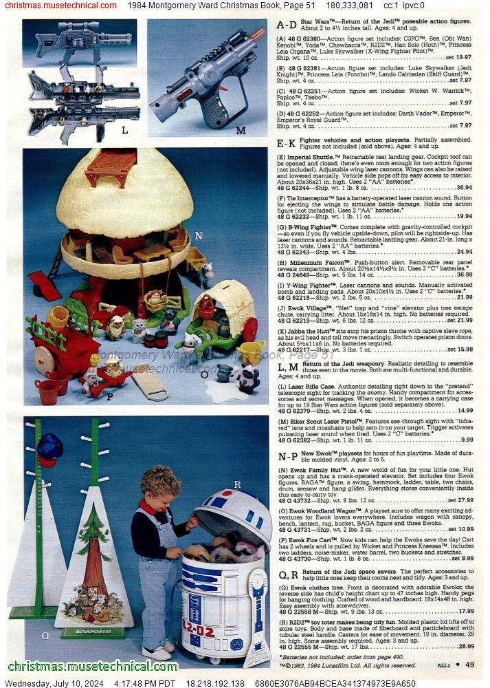 1984 Montgomery Ward Christmas Book, Page 51