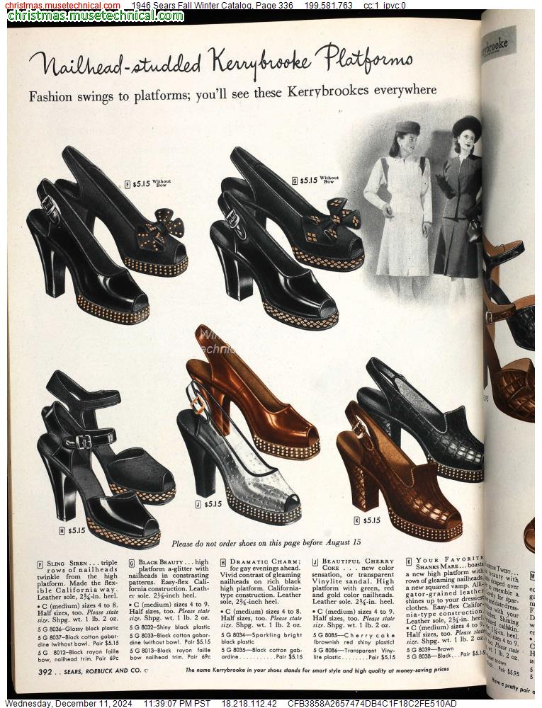 1946 Sears Fall Winter Catalog, Page 336