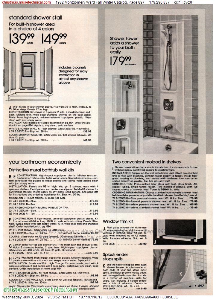 1982 Montgomery Ward Fall Winter Catalog, Page 897
