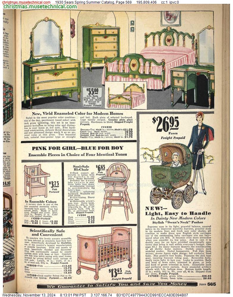 1930 Sears Spring Summer Catalog, Page 569