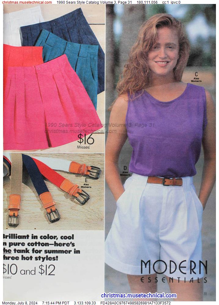 1990 Sears Style Catalog Volume 3, Page 31