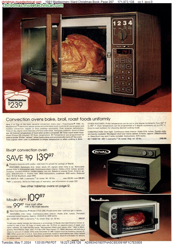 1981 Montgomery Ward Christmas Book, Page 267