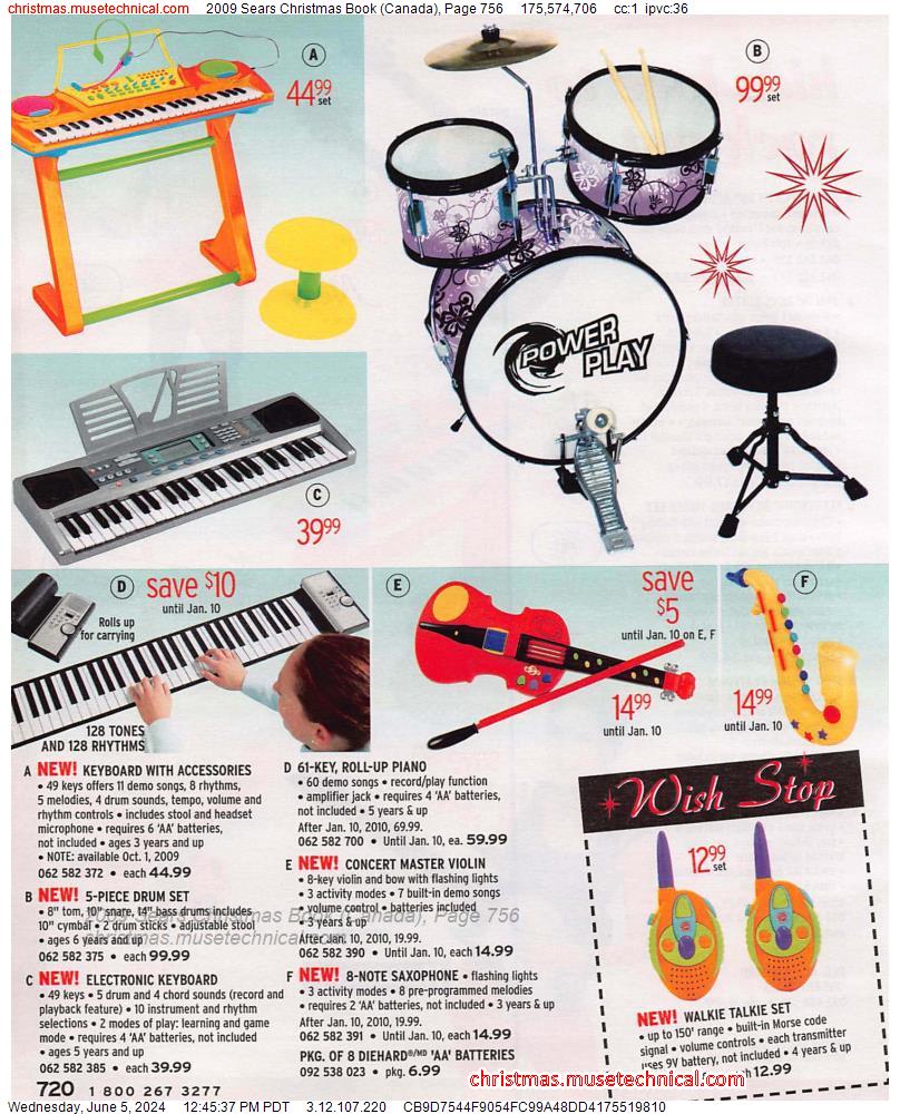 2009 Sears Christmas Book (Canada), Page 756
