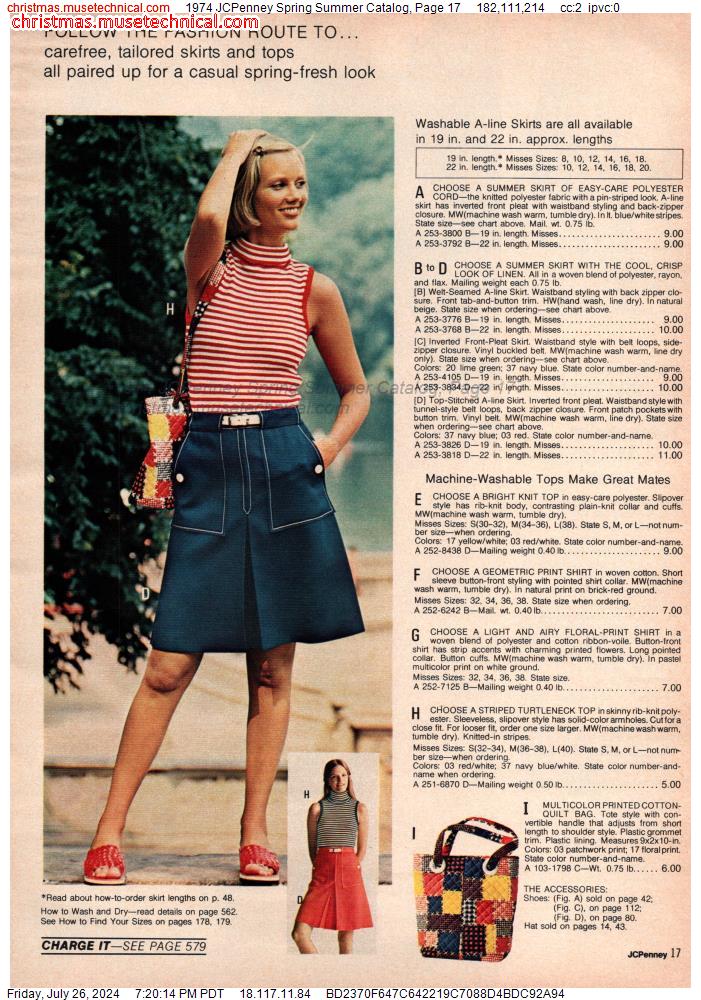 1974 JCPenney Spring Summer Catalog, Page 17