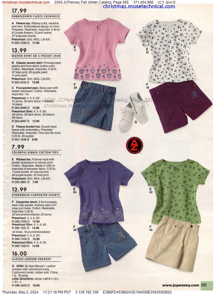 2000 JCPenney Fall Winter Catalog, Page 595