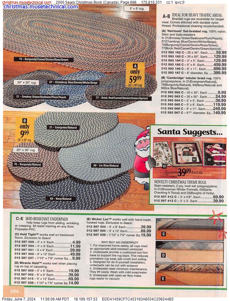 2000 Sears Christmas Book (Canada), Page 696