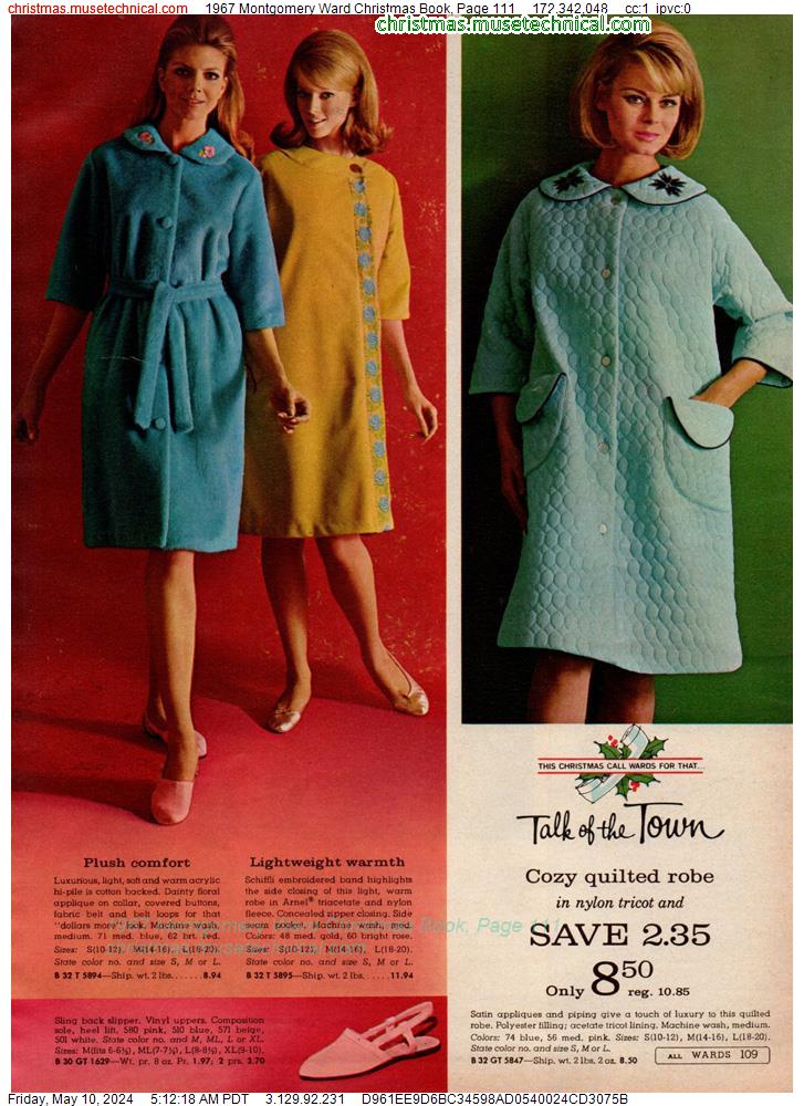 1967 Montgomery Ward Christmas Book, Page 111