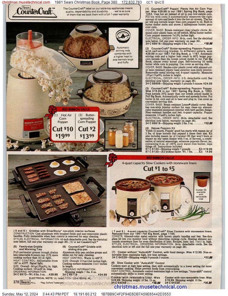 1981 Sears Christmas Book, Page 380