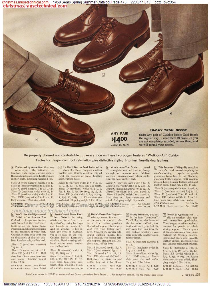1958 Sears Spring Summer Catalog, Page 475