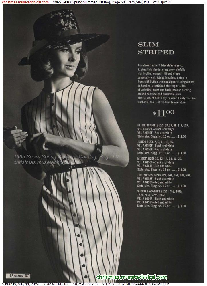 1965 Sears Spring Summer Catalog, Page 50