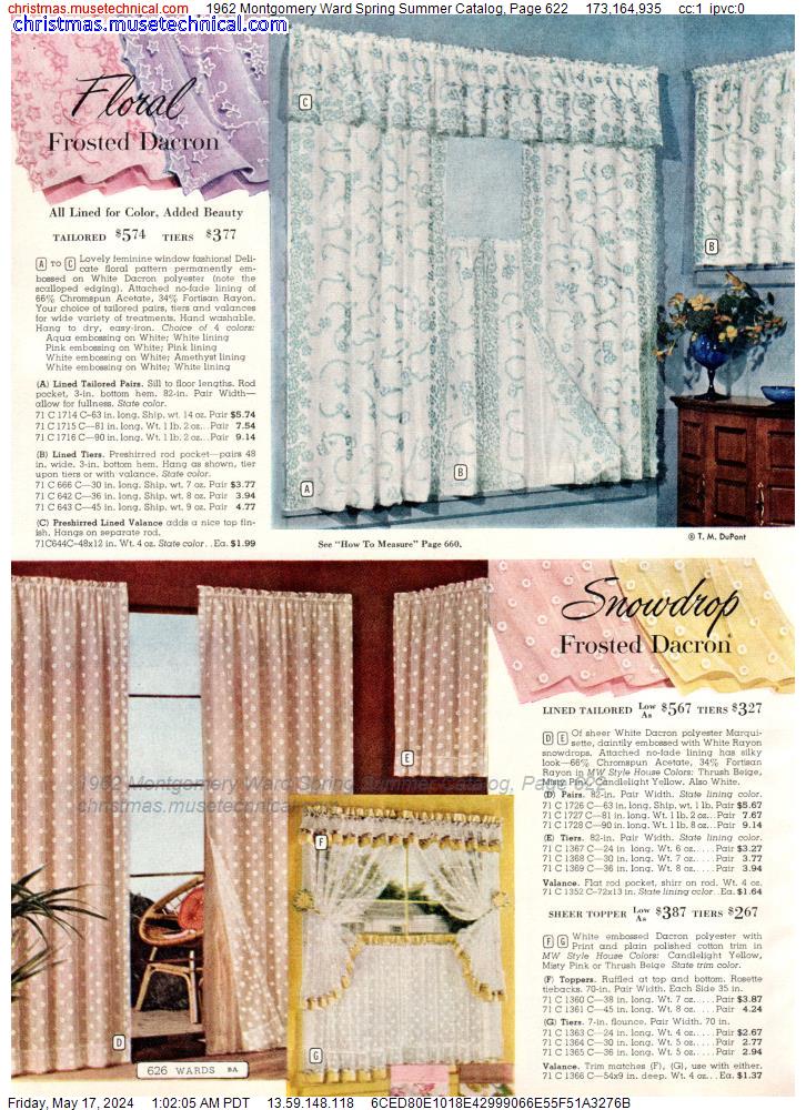 1962 Montgomery Ward Spring Summer Catalog, Page 622