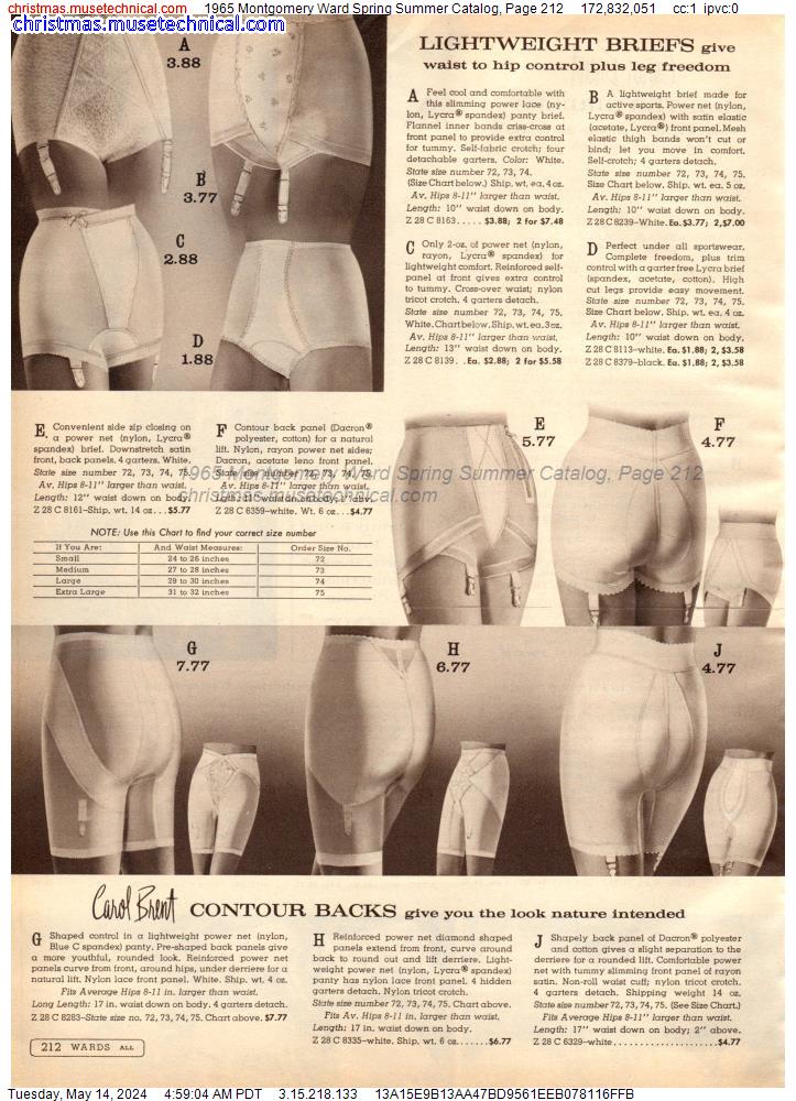 1965 Montgomery Ward Spring Summer Catalog, Page 212