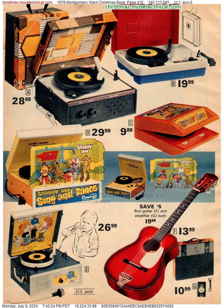 1976 Montgomery Ward Christmas Book, Page 412