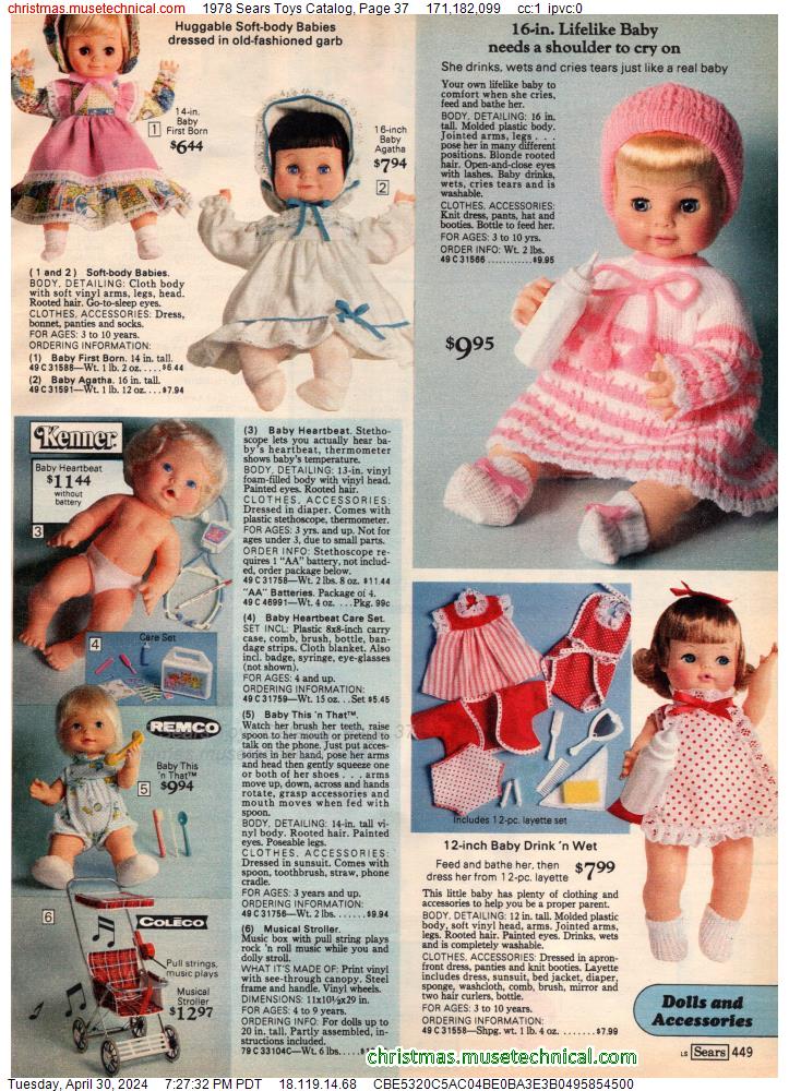 1978 Sears Toys Catalog, Page 37