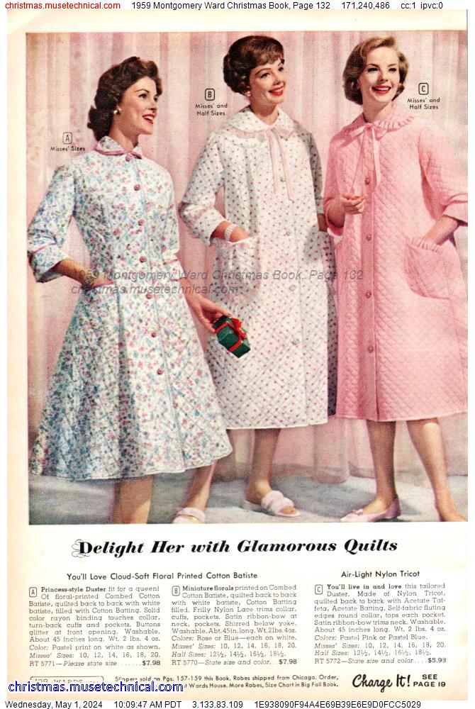 1959 Montgomery Ward Christmas Book, Page 132