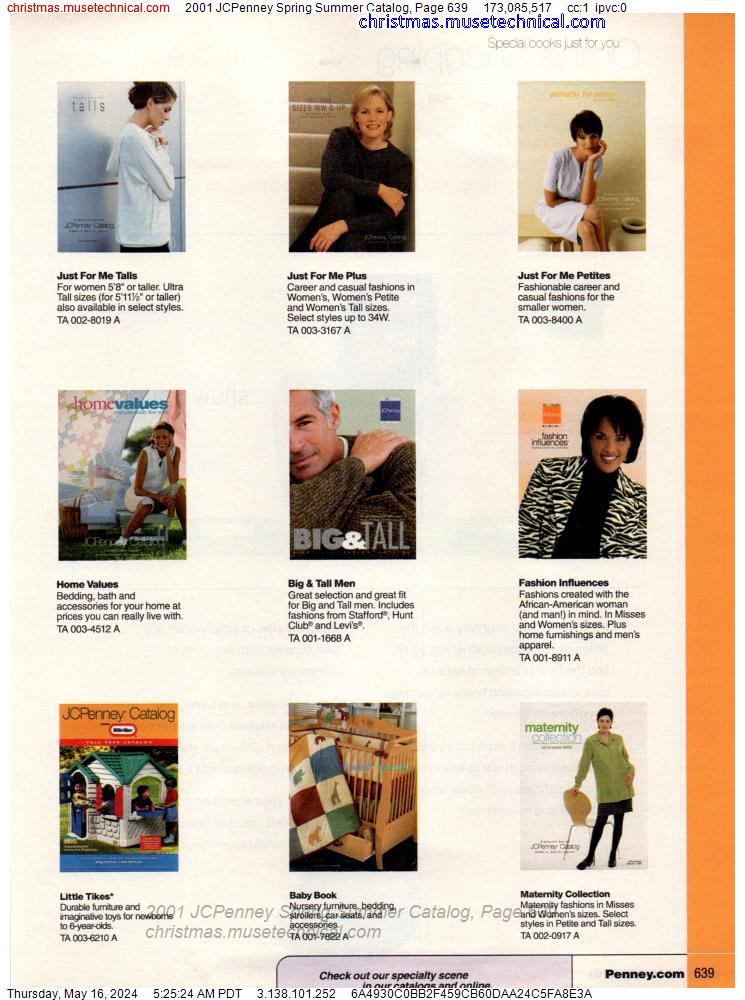 2001 JCPenney Spring Summer Catalog, Page 639
