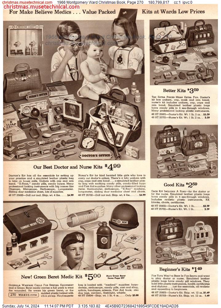 1966 Montgomery Ward Christmas Book, Page 270