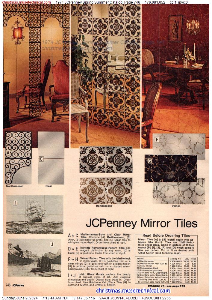 1974 JCPenney Spring Summer Catalog, Page 746