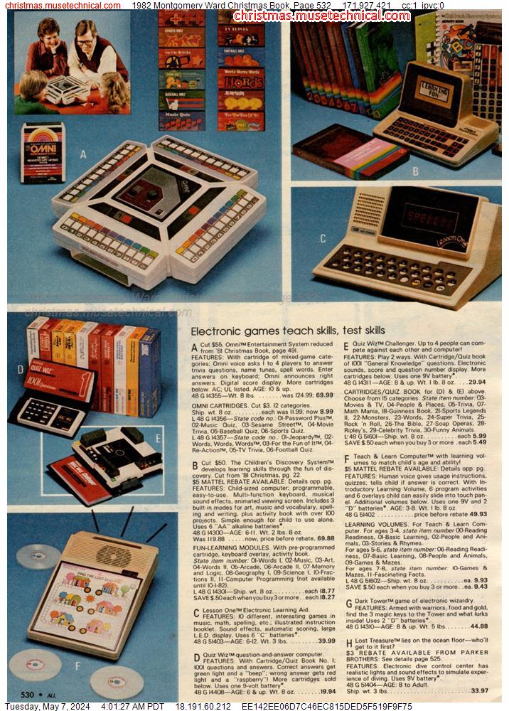 1982 Montgomery Ward Christmas Book, Page 532