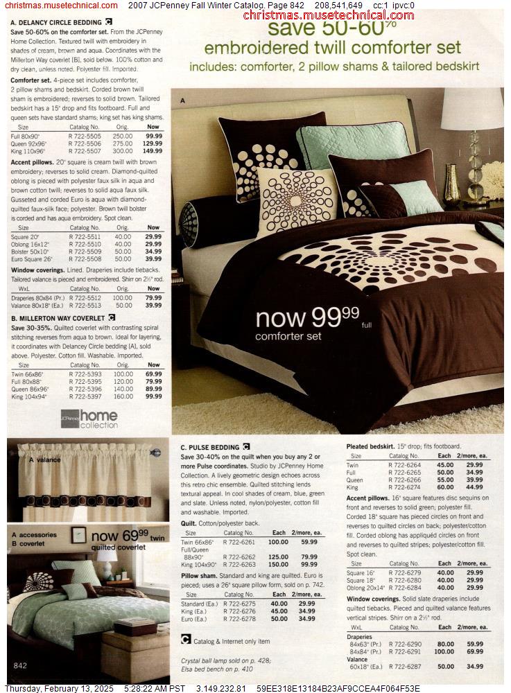 2007 JCPenney Fall Winter Catalog, Page 842