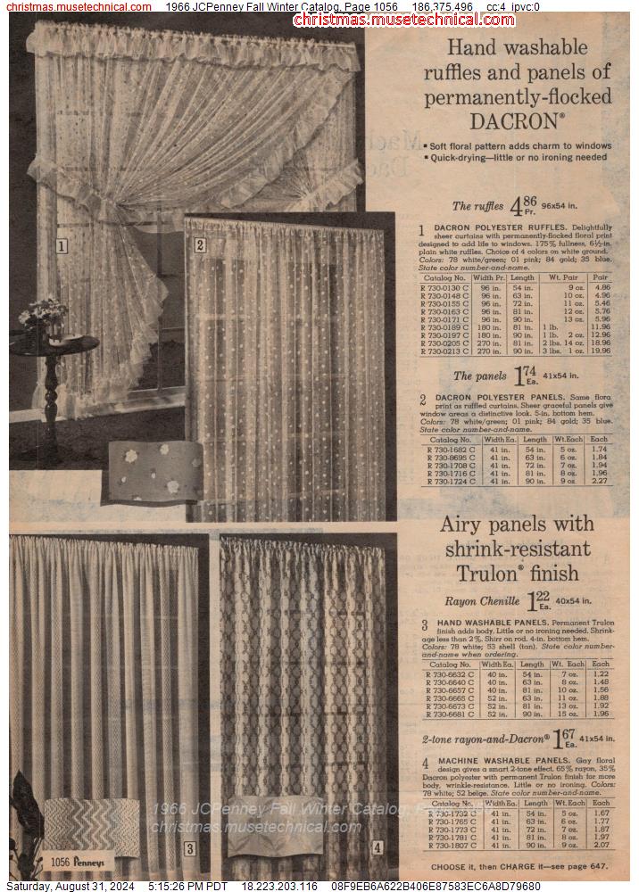 1966 JCPenney Fall Winter Catalog, Page 1056