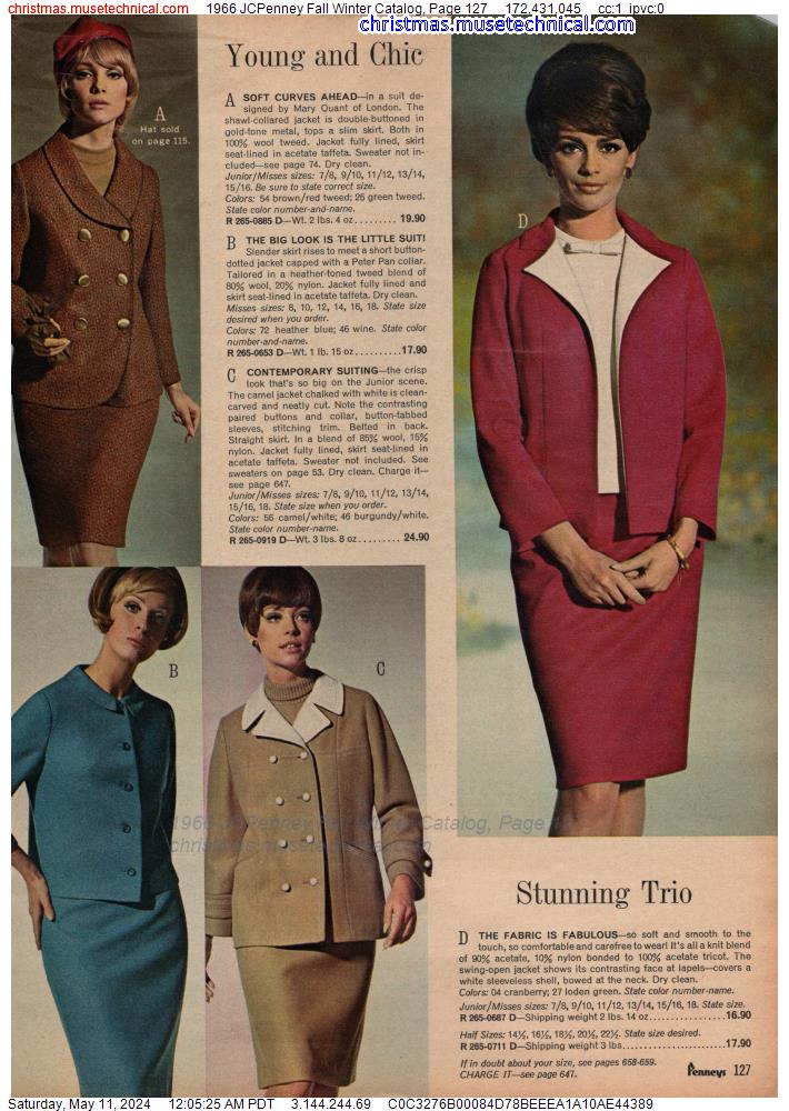 1966 JCPenney Fall Winter Catalog, Page 127
