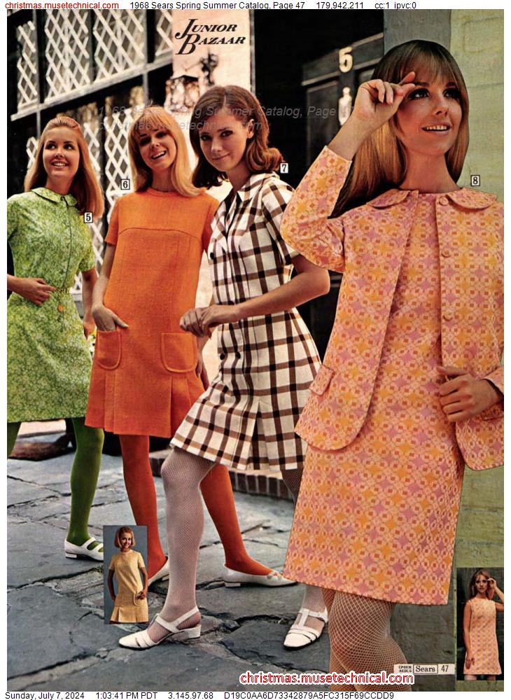 1968 Sears Spring Summer Catalog, Page 47