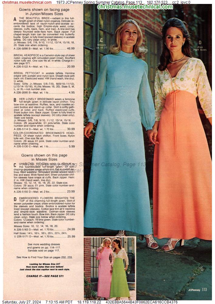 1973 JCPenney Spring Summer Catalog, Page 113