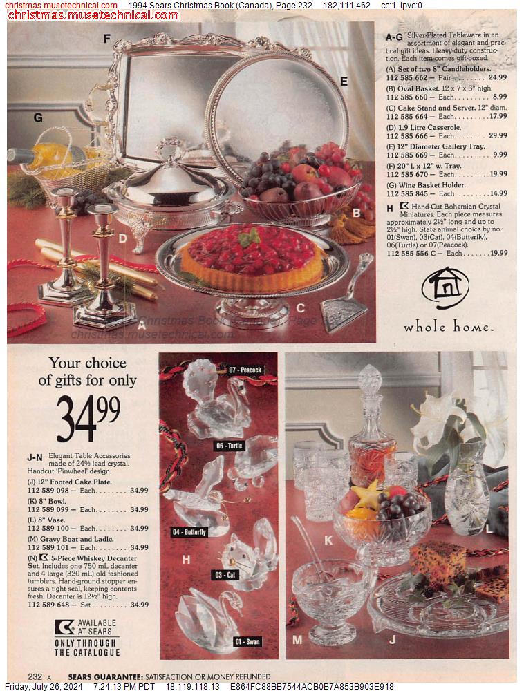 1994 Sears Christmas Book (Canada), Page 232