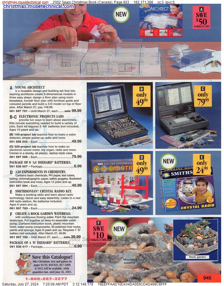 2002 Sears Christmas Book (Canada), Page 953