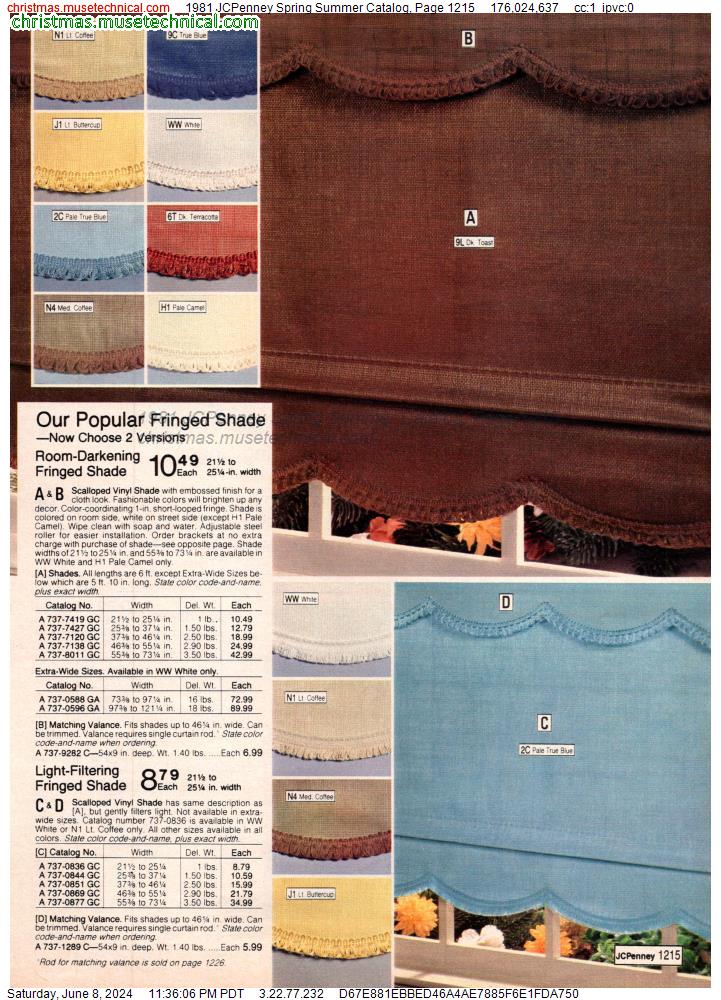 1981 JCPenney Spring Summer Catalog, Page 1215