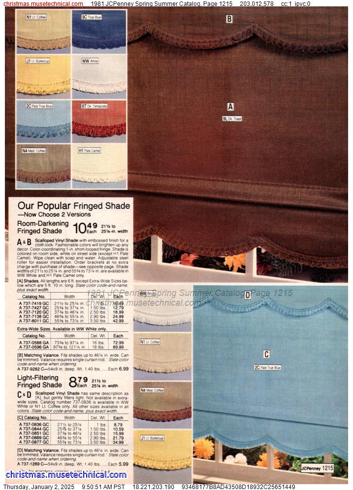 1981 JCPenney Spring Summer Catalog, Page 1215