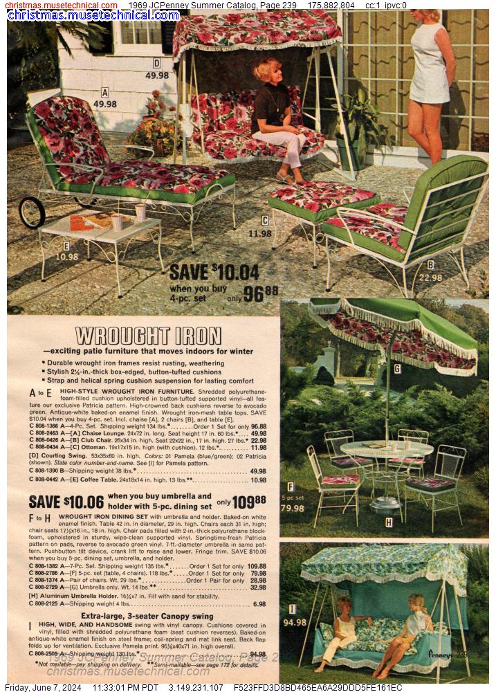 1969 JCPenney Summer Catalog, Page 239