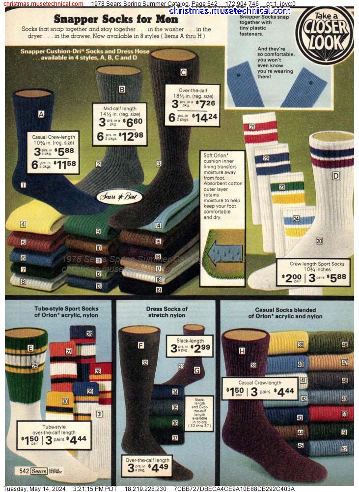1978 Sears Spring Summer Catalog, Page 542