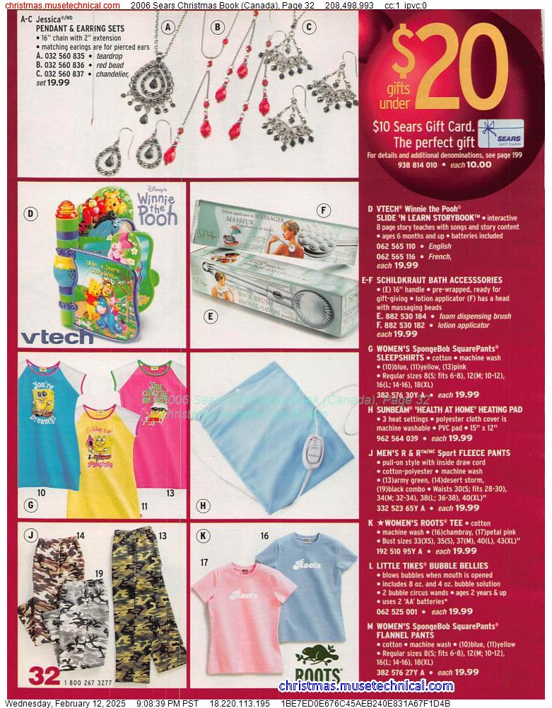 2006 Sears Christmas Book (Canada), Page 32