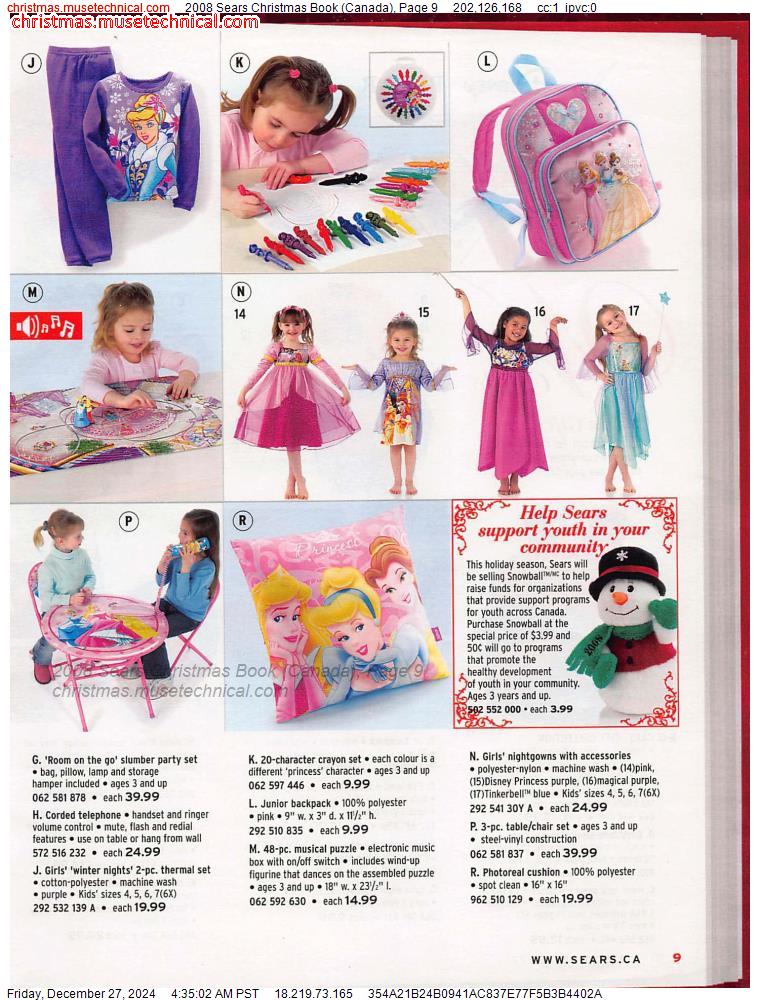 2008 Sears Christmas Book (Canada), Page 9