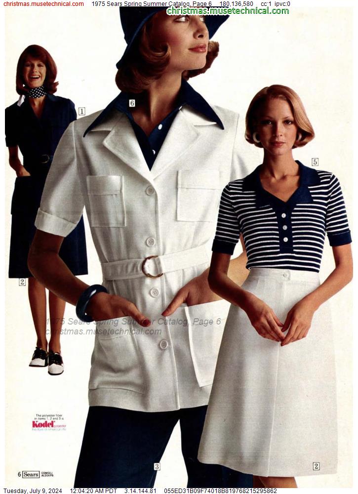 1975 Sears Spring Summer Catalog, Page 6