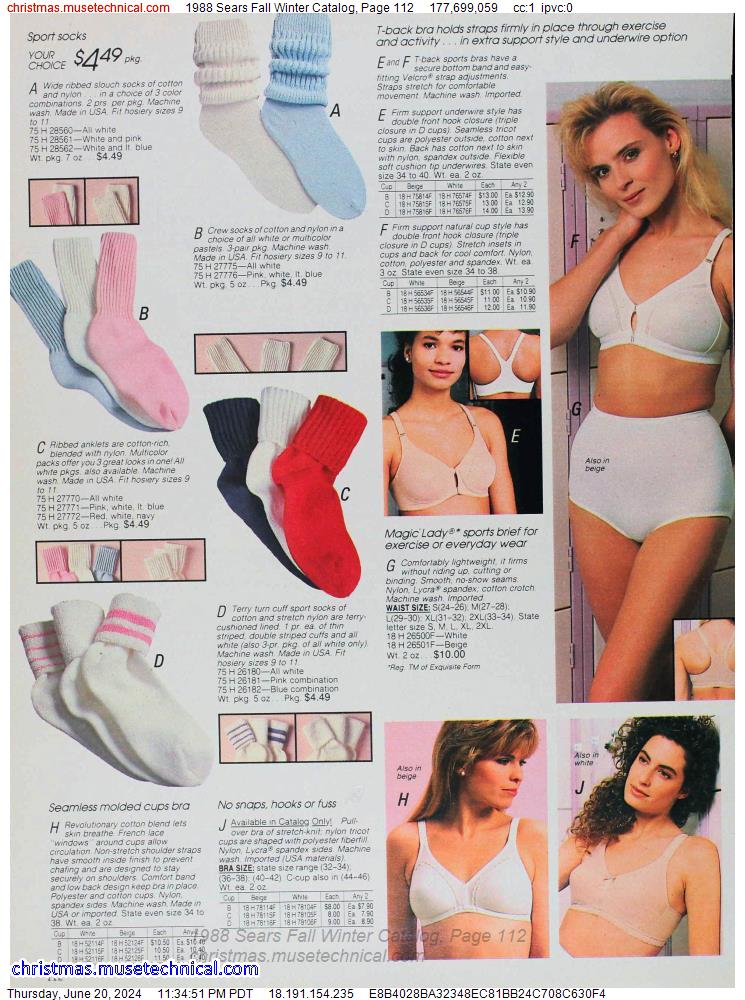 1988 Sears Fall Winter Catalog, Page 112