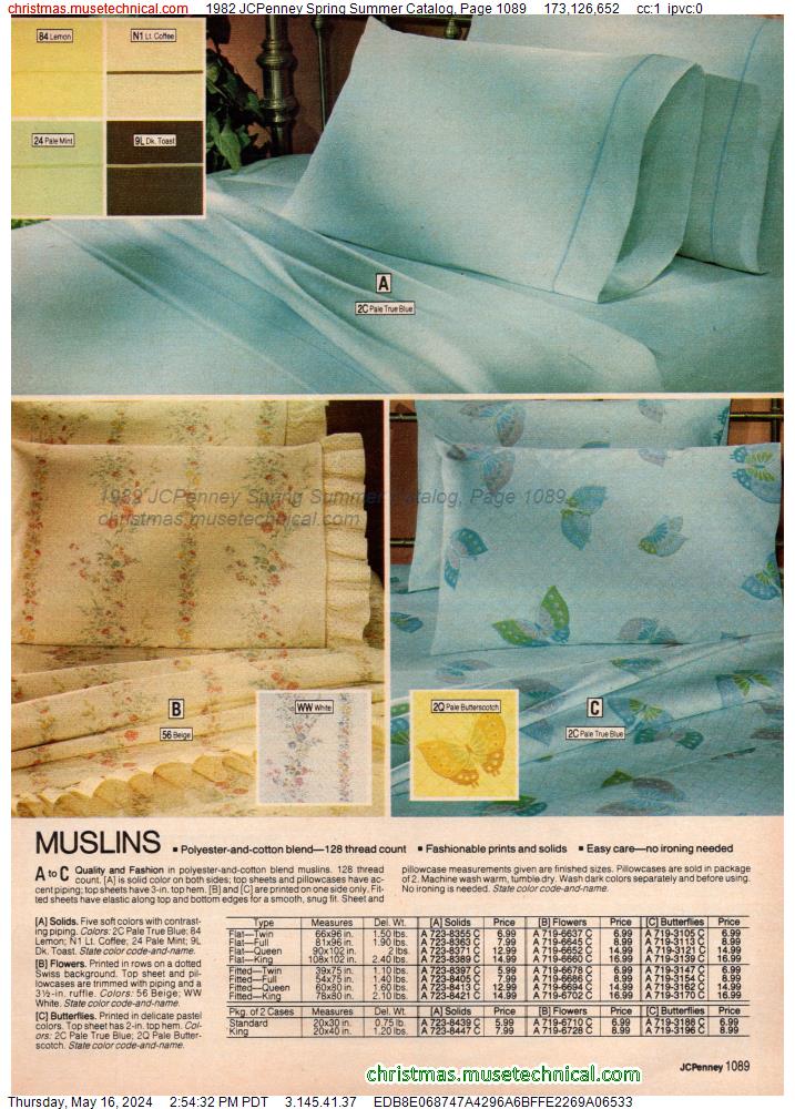 1982 JCPenney Spring Summer Catalog, Page 1089