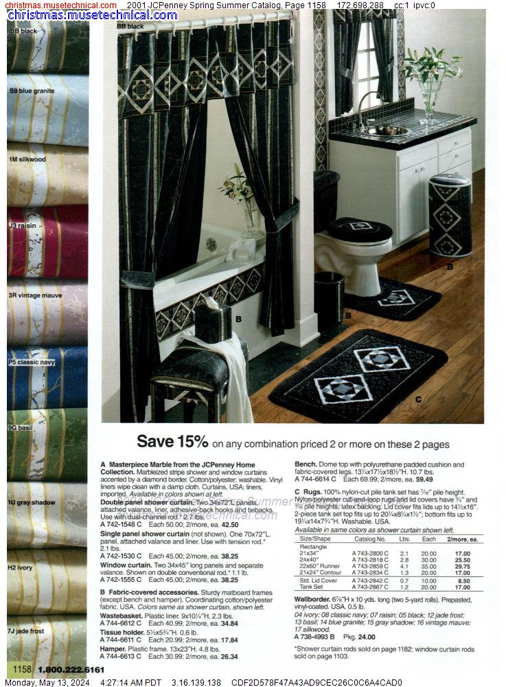 2001 JCPenney Spring Summer Catalog, Page 1158