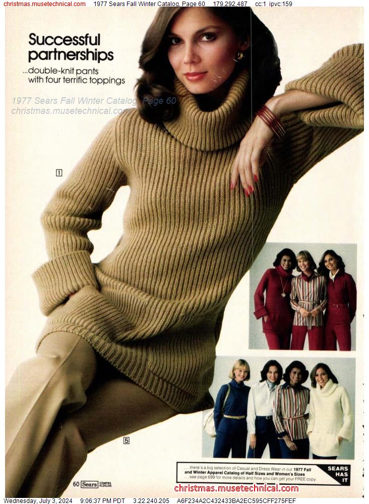 1977 Sears Fall Winter Catalog, Page 60