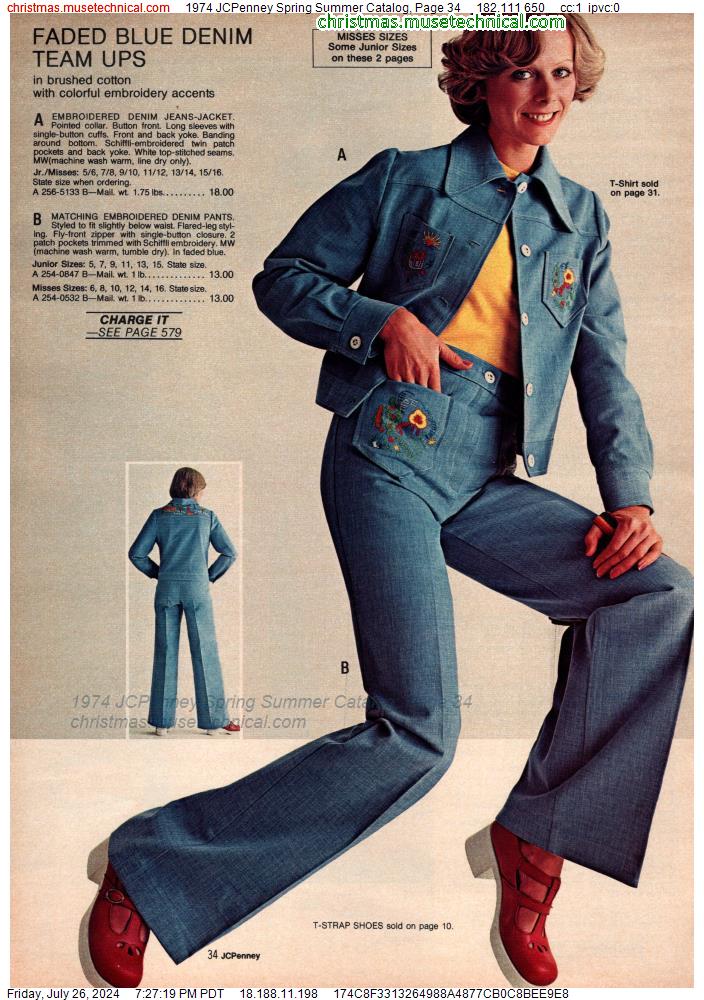 1974 JCPenney Spring Summer Catalog, Page 34