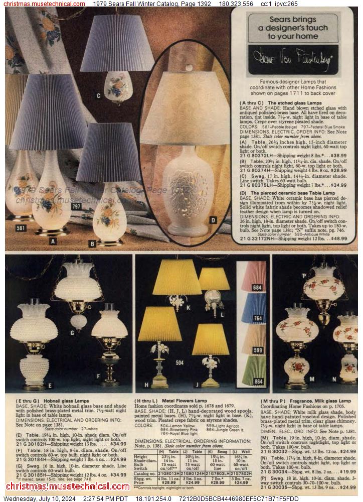 1979 Sears Fall Winter Catalog, Page 1392