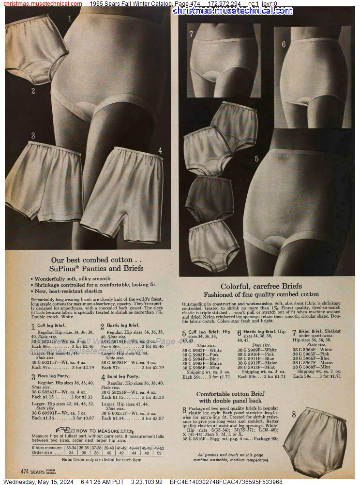 1965 Sears Fall Winter Catalog, Page 474