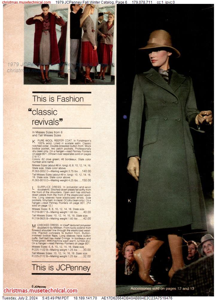 1979 JCPenney Fall Winter Catalog, Page 6